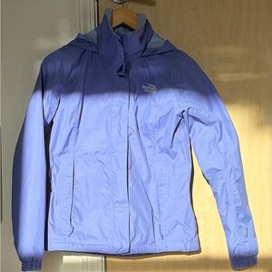 The North Face Resolve Lavender Lightweight Hooded Rain Jacket